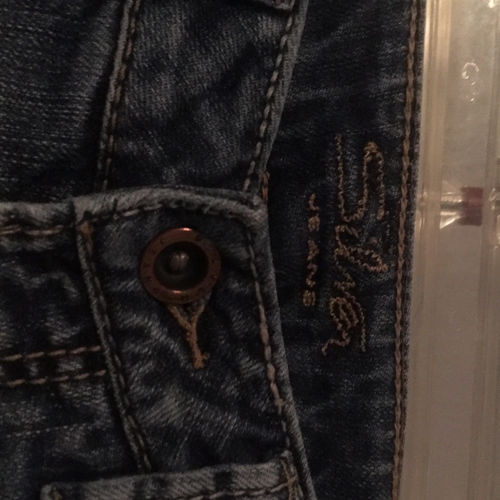 Silver faded jeans